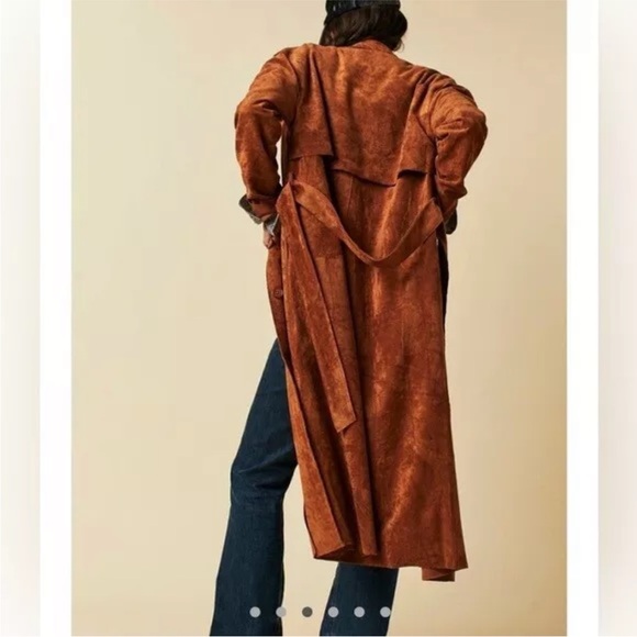 Free people Vegan Suede Trench size XS - Picture 8 of 8